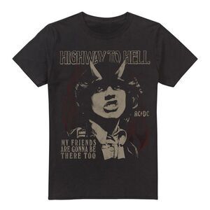AC/DC Mens My Friends T-Shirt / Black